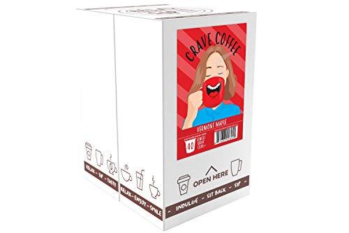 Crave Coffee Flavored Coffee Variety Pack, Compatible with 2.0 K-Cup Brewers, 100 Count