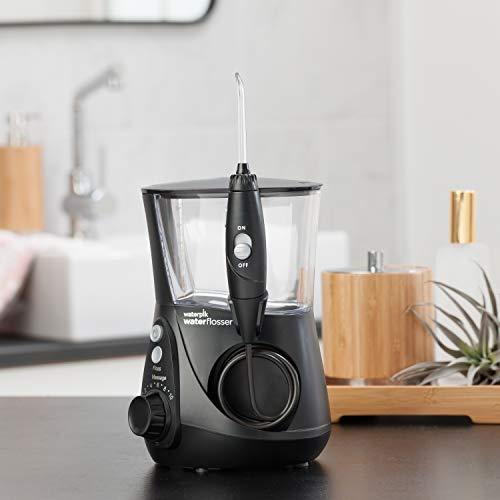 Waterpik Water Flosser Electric Dental Countertop Oral Irrigator For Teeth – Aquarius Professional, WP-660 White