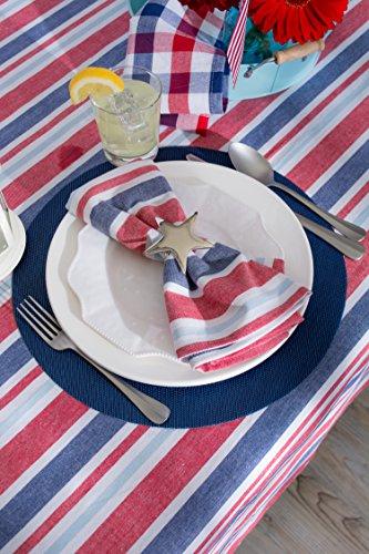 DII 14x74" Jute/Burlap Table Runner, 4th of July - Perfect for Independence Day, July 4th Party, Summer BBQ and Outdoor Picnics