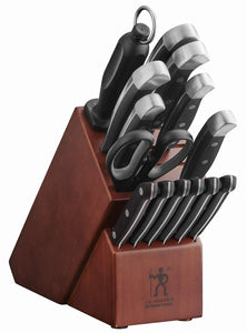 J.A. Henckels International 13550-005 Statement Knife Block Set, 15-pc, Light Brown