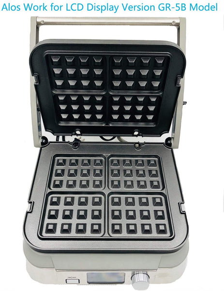 Gvode Waffle Plates for Cuisinart Griddler GR-4N /GRID-8N /GR-5B Series (Not for Model GR-4/GRID-8)