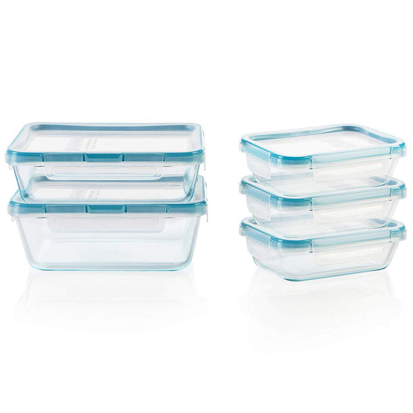 Snapware 1122515 Glass Food Storage Set, 24-Piece, Clear