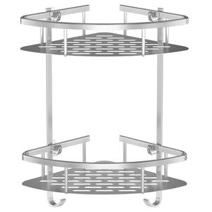 HONEYBULL Shower Shelf 2 Corner Shelf Shower Caddy - Rustproof Aluminum