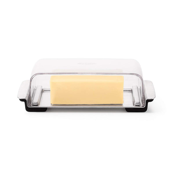 OXO 11122500 Good Grips Butter Dish, White/Clear