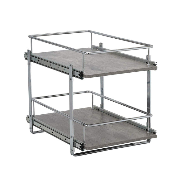 Household Essentials Glidez Narrow Sliding Organizer, 7", Chrome