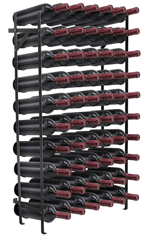 Sorbus Display Rack Large Capacity Wobble-Free Shelves Storage Stand for Bar, Basement, Wine Cellar, Kitchen, Dining Room, etc (Black), Height 40" - 100 Bottle