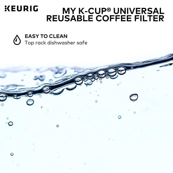Keurig My K-Cup Universal Reusable Ground Coffee Filter, Compatible with All Keurig K-Cup Pod Coffee Makers (2.0 and 1.0)