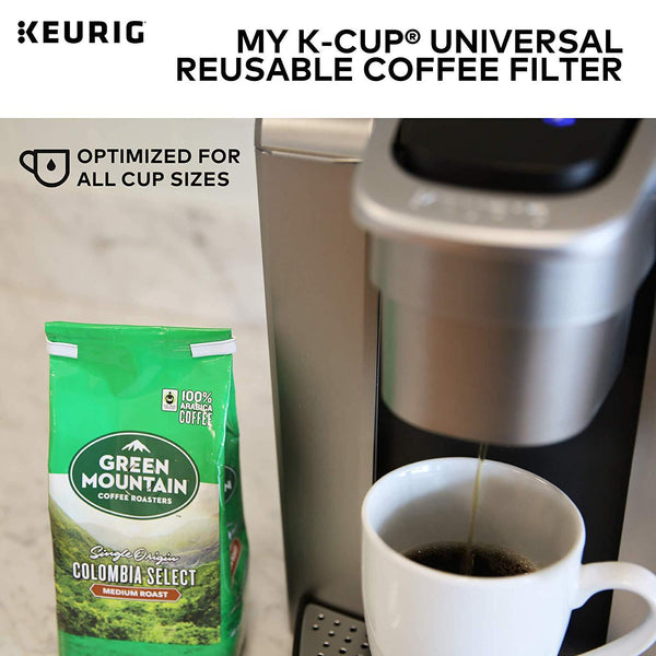 Keurig My K-Cup Universal Reusable Ground Coffee Filter, Compatible with All Keurig K-Cup Pod Coffee Makers (2.0 and 1.0)