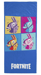 Fortnite Llama Warhol Kids Bath/Pool/Beach Towel - Super Soft & Absorbent Fade Resistant Cotton Towel, Measures 28 inch x 58 inch (Official Fornite Product)