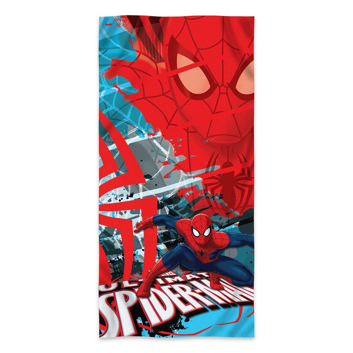 S.L Home Designs Disney Marvel Comics Ultimate Spiderman Super Spy Fiber Reactive Cotton Beach Towel 30x60 Inches