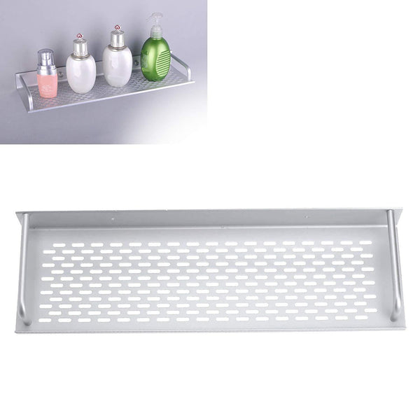 dophee 40Cm Single Tier Rectangle Bath/Kitchen Rack Aluminum Bathroom Shelf Space Storage for Kitchen Bathroom