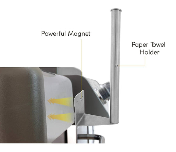 Yukon Glory Premium Magnetic Mount Paper Towel Holder Durable Stainless Steel YG-776