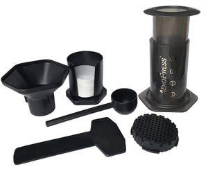 AeroPress Coffee and Espresso Maker - Quickly Makes Delicious Coffee without Bitterness - 1 to 3 Cups Per Pressing