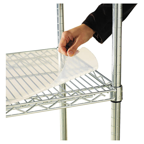 Alera ALESW59SL4818 Shelf Liners for Wire Shelving, Clear Plastic, 48w x 18d (Pack of 4)