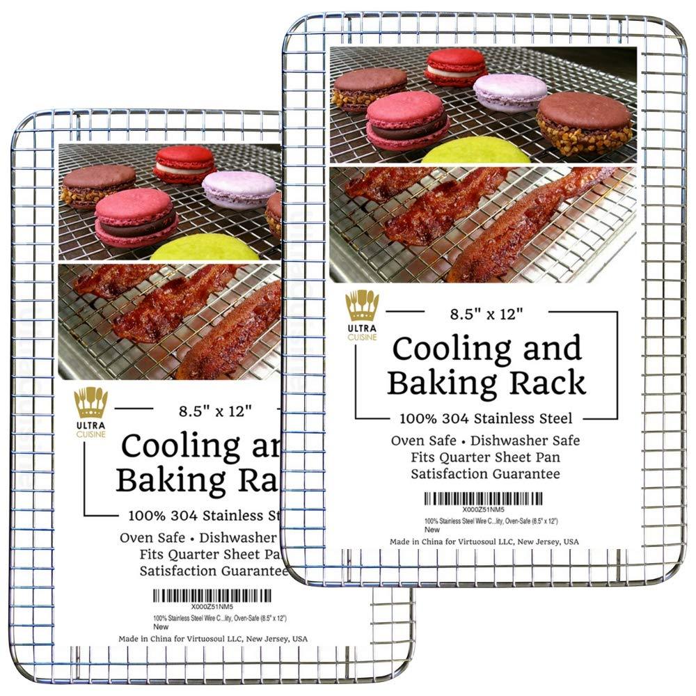 Ultra Cuisine Extra Large Stainless Steel Cooling Rack - Thumbnail 5