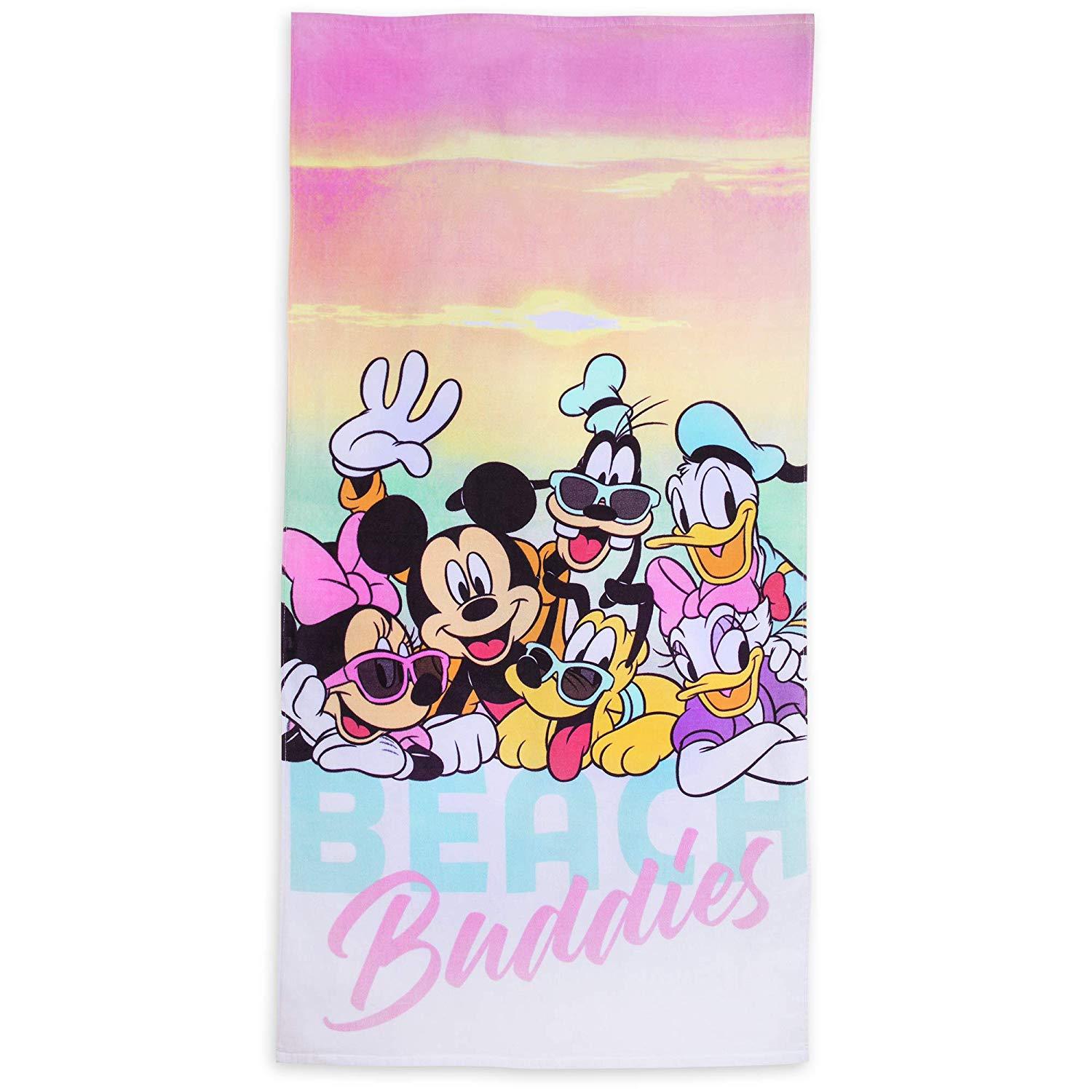 Disney Mickey Mouse and Friends ''Beach Buddies'' Beach Towel - Multi