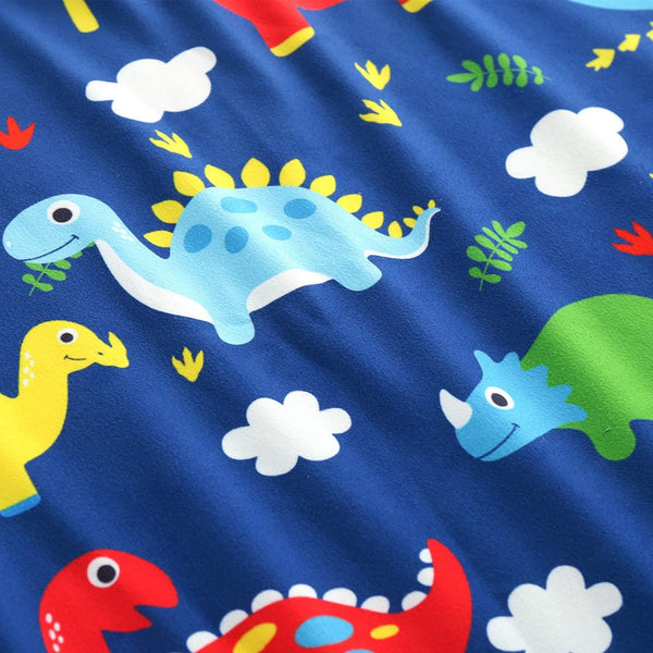 SpunKo Cute Dinosaur Kids Hooded Beach Towels for Little Girls Boys 1-6 Years Old Super Absorbent Hooded Bath Towel Soft Compact Pool Towel Poncho Cover Up Beach Present for Swimming Travel