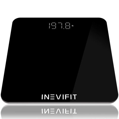 INEVIFIT Bathroom Scale, Highly Accurate Digital Bathroom Body Scale, Measures Weight for Multiple Users.