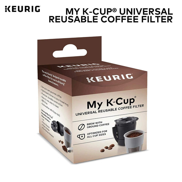 Keurig My K-Cup Universal Reusable Ground Coffee Filter, Compatible with All Keurig K-Cup Pod Coffee Makers (2.0 and 1.0)