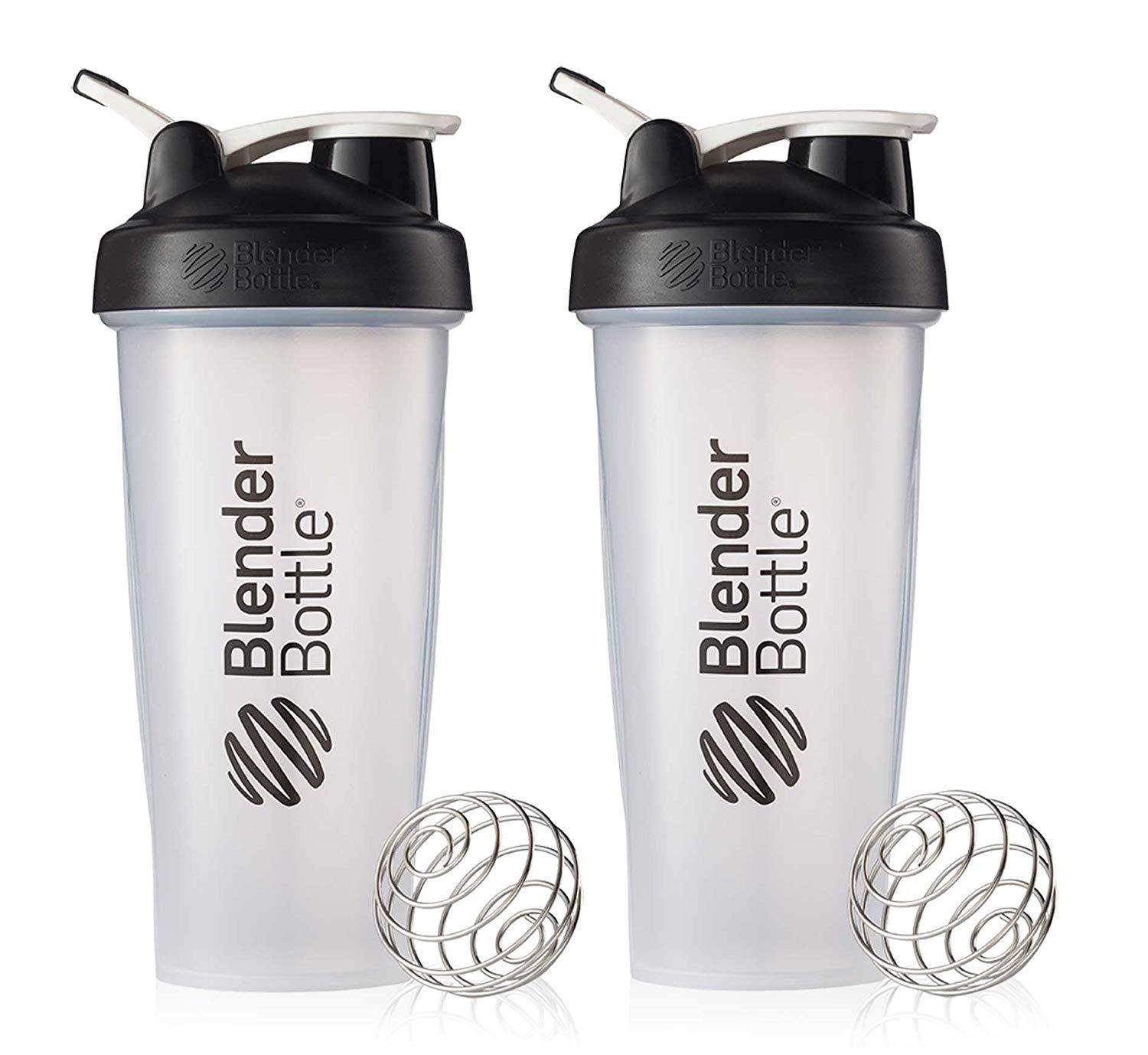 BlenderBottle Classic Loop Top Shaker Bottle, 28-Ounce 2-Pack, Colors May Vary