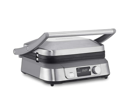 Cuisinart 5-in-1 Griddler, GR-4N, Silver/Black Dials