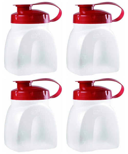 Rubbermaid MixerMate Servin' Saver 1 Pint Bottles, Pack of 4 Bottles