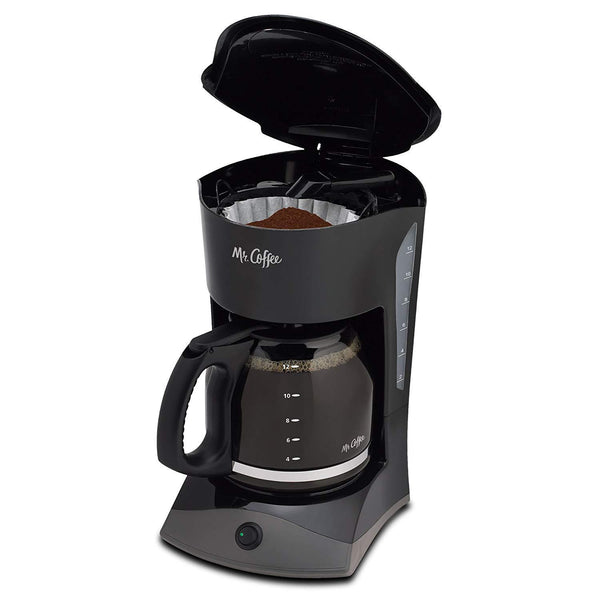 Mr. Coffee 12-Cup Coffee Maker, Black