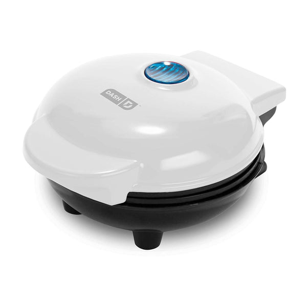 Dash Mini Maker: The Mini Waffle Maker Machine for Individual Waffles, Paninis, Hash browns, & other on the go Breakfast, Lunch, or Snacks - Aqua