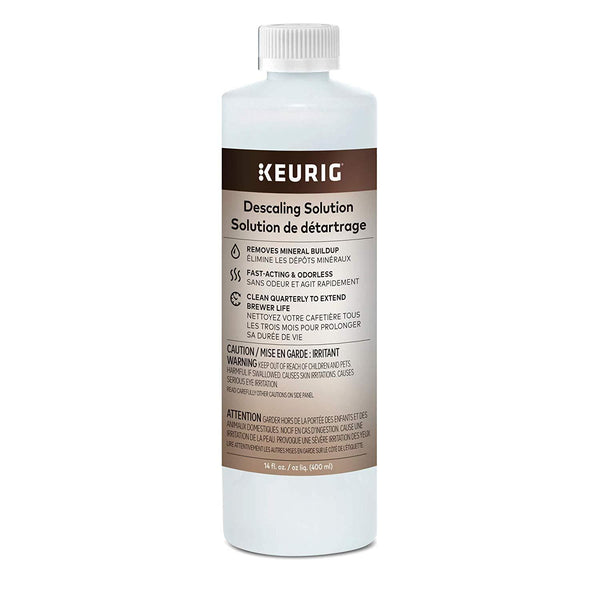 Keurig Descaling Solution For All Keurig 2.0 and 1.0 K-Cup Pod Coffee Makers -  Packaging May Vary