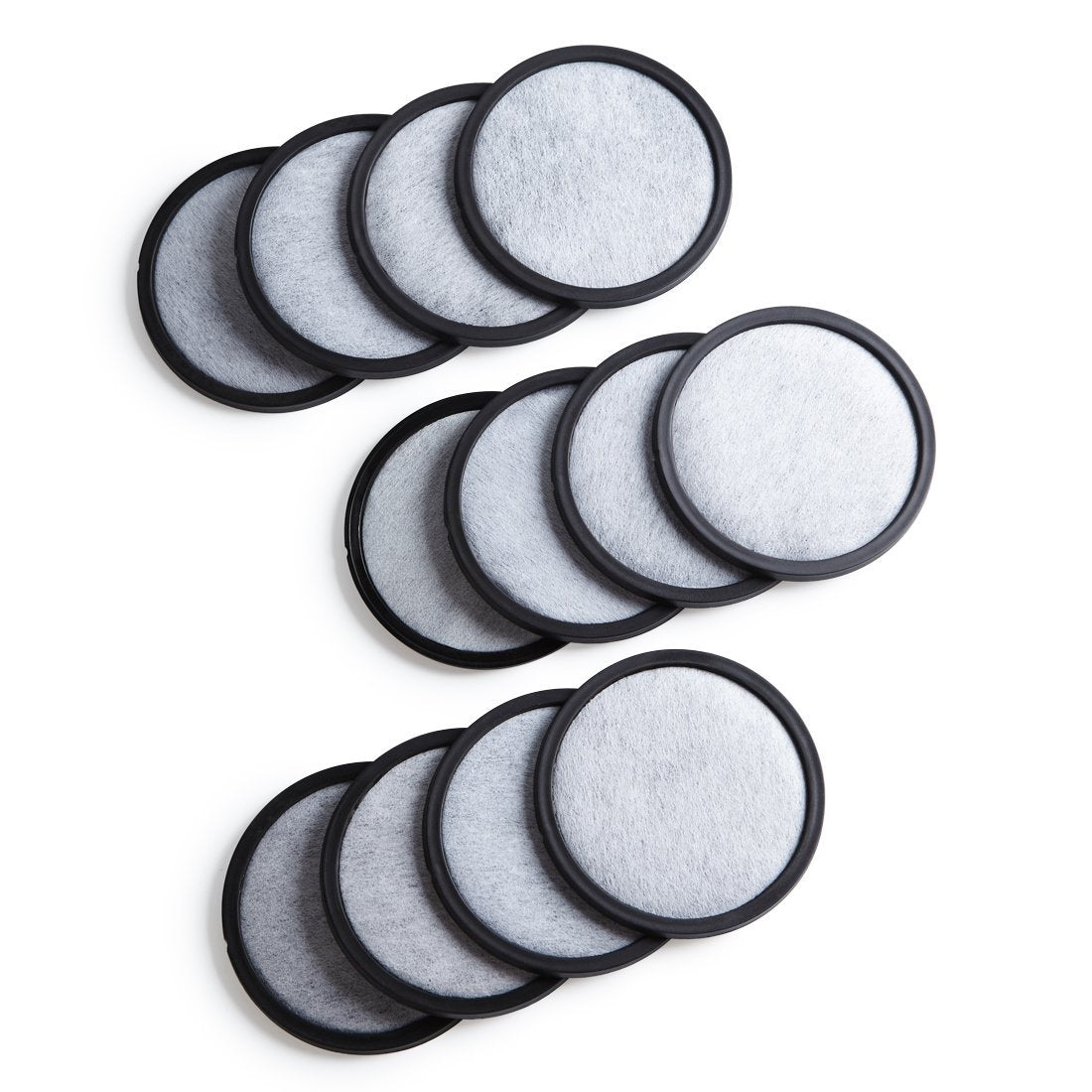 Geesta 12-Pack Premium Activated Charcoal Water Filter Disk for All Mr. Coffee Models