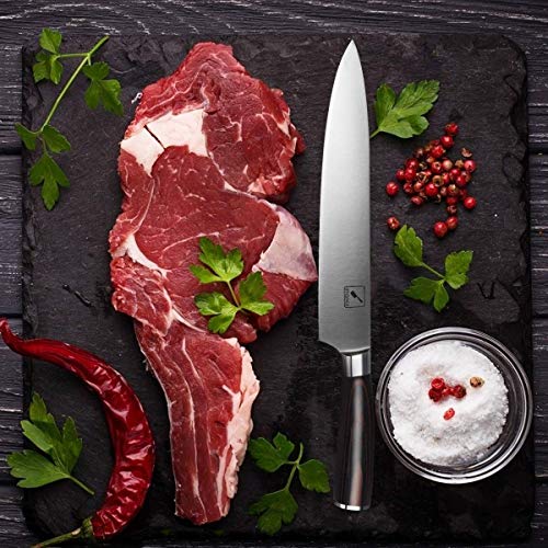 Imarku Pro Kitchen 8 Inch Chef's Knife High Carbon Stainless Steel Sharp Gyutou Knives Ergonomic Equipment