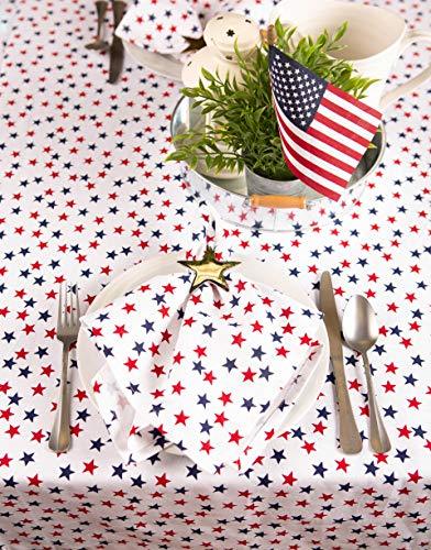 DII 14x74" Jute/Burlap Table Runner, 4th of July - Perfect for Independence Day, July 4th Party, Summer BBQ and Outdoor Picnics