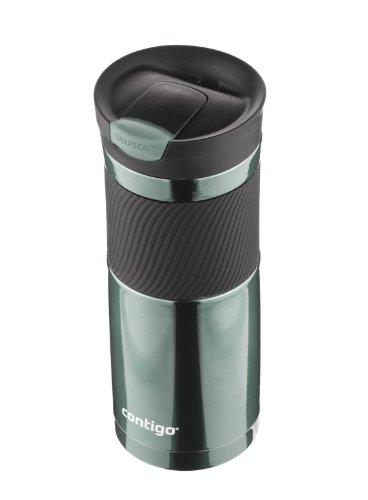 Contigo Stainless Steel Travel Mug | Vacuum-Insulated Coffee Mug | SNAPSEAL Byron Travel Mug, 24oz, Matte Black