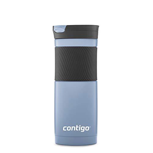 Contigo Stainless Steel Travel Mug | Vacuum-Insulated Coffee Mug | SNAPSEAL Byron Travel Mug, 24oz, Matte Black