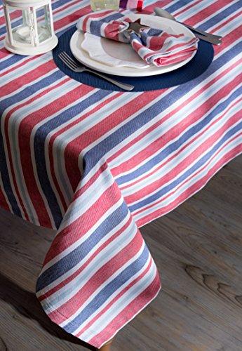 DII 14x74" Jute/Burlap Table Runner, 4th of July - Perfect for Independence Day, July 4th Party, Summer BBQ and Outdoor Picnics