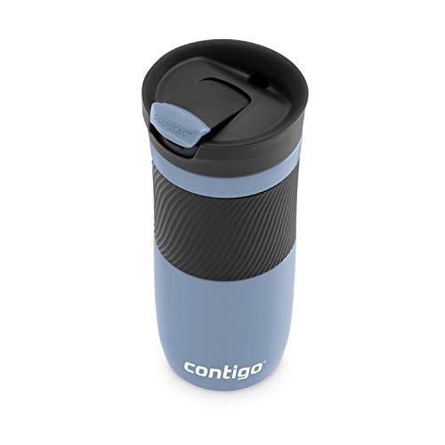 Contigo Stainless Steel Travel Mug | Vacuum-Insulated Coffee Mug | SNAPSEAL Byron Travel Mug, 24oz, Matte Black