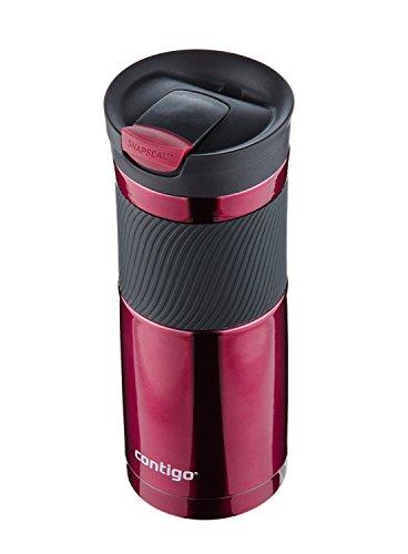 Contigo Stainless Steel Travel Mug | Vacuum-Insulated Coffee Mug | SNAPSEAL Byron Travel Mug, 24oz, Matte Black