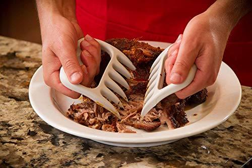 The Original Bear Paws Shredder Claws - Easily Lift, Handle, Shred, and Cut Meats - Essential for BBQ Pros - Ultra-Sharp Blades and Heat Resistant Nylon