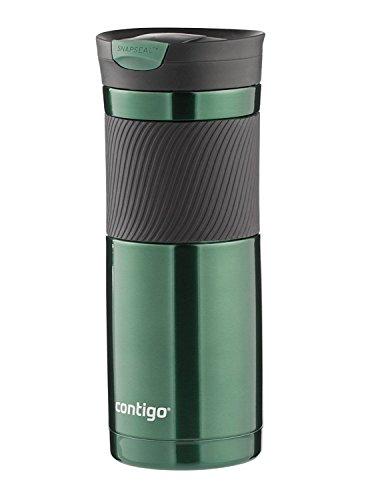 Contigo Stainless Steel Travel Mug | Vacuum-Insulated Coffee Mug | SNAPSEAL Byron Travel Mug, 24oz, Matte Black