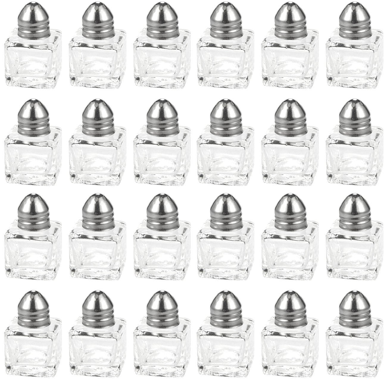 Salt and Pepper Shakers Set - 24-Piece Set of Salt Pepper Shakers
