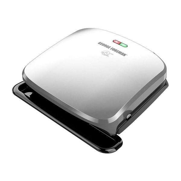 George Foreman 4-Serving Removable Plate Grill and Panini Press, Black, GRP1060B