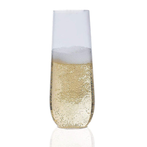 Clear Plastic Cups | 9 Ounce. - 200 Pack | Hard Disposable Cups | Plastic Wine Cups | Plastic Cocktail Glasses | Plastic Drinking Cups | Plastic Party Punch Cups | Bulk Party Cups | Wedding Tumblers