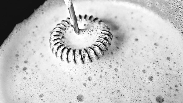 Zulay High Powered Milk Frother Handheld Foam Maker for Lattes - Great Electric Whisk Drink Mixer for Bulletproof® Coffee, Mini Blender and Foamer Perfect for Cappuccino, Frappe, Matcha, Hot Chocolate by Milk Boss