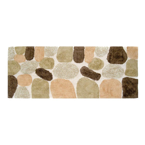 Chesapeake Merchandising Pebbles Cotton 24 in x 60 in Bath Runner, Spa