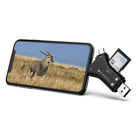 Campark Trail Camera SD Card Viewer Compatible with iPhone iPad Mac or Android