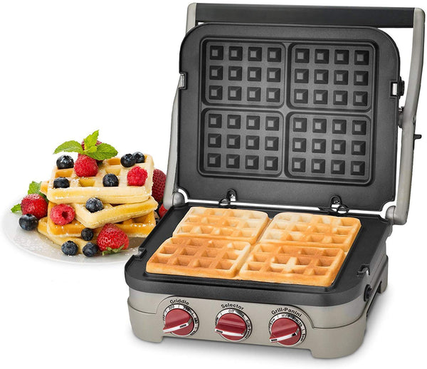 Gvode Waffle Plates for Cuisinart Griddler GR-4N /GRID-8N /GR-5B Series (Not for Model GR-4/GRID-8)