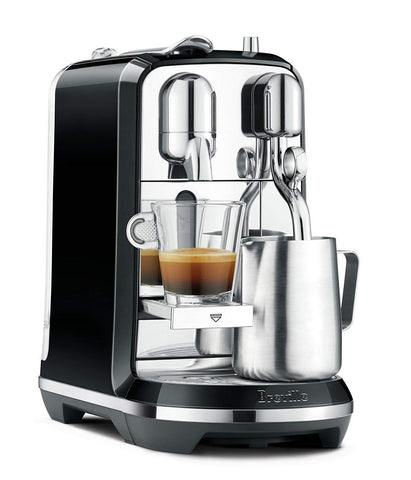 Breville Nespresso Creatista Single Serve Espresso Machine with Milk Auto Steam Wand, Black