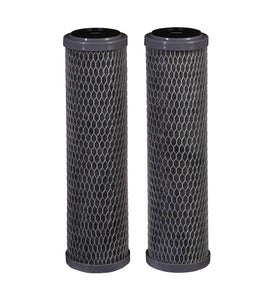 Filtrete Standard Capacity Whole House Carbon Wrap Water Filters, Reduces Chlorine Taste & Odor and Sediment, Universal Filter, Sump Style Drop-In Filter, 2-Filters (3WH-STDCW-F02), Grey
