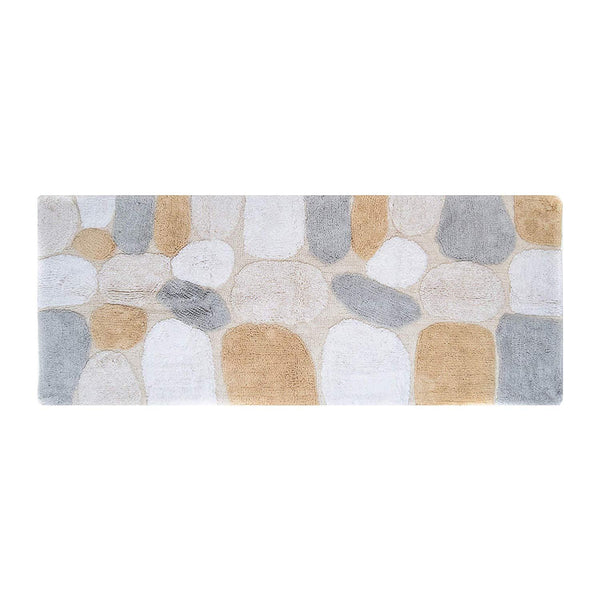 Chesapeake Merchandising Pebbles Cotton 24 in x 60 in Bath Runner, Spa