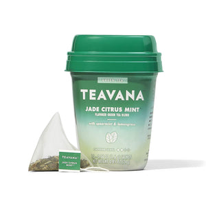 Teavana Jade Citrus Mint, Green Tea With Spearmint and Lemongrass, 60 Count (4 packs of 15 sachets)